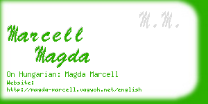 marcell magda business card